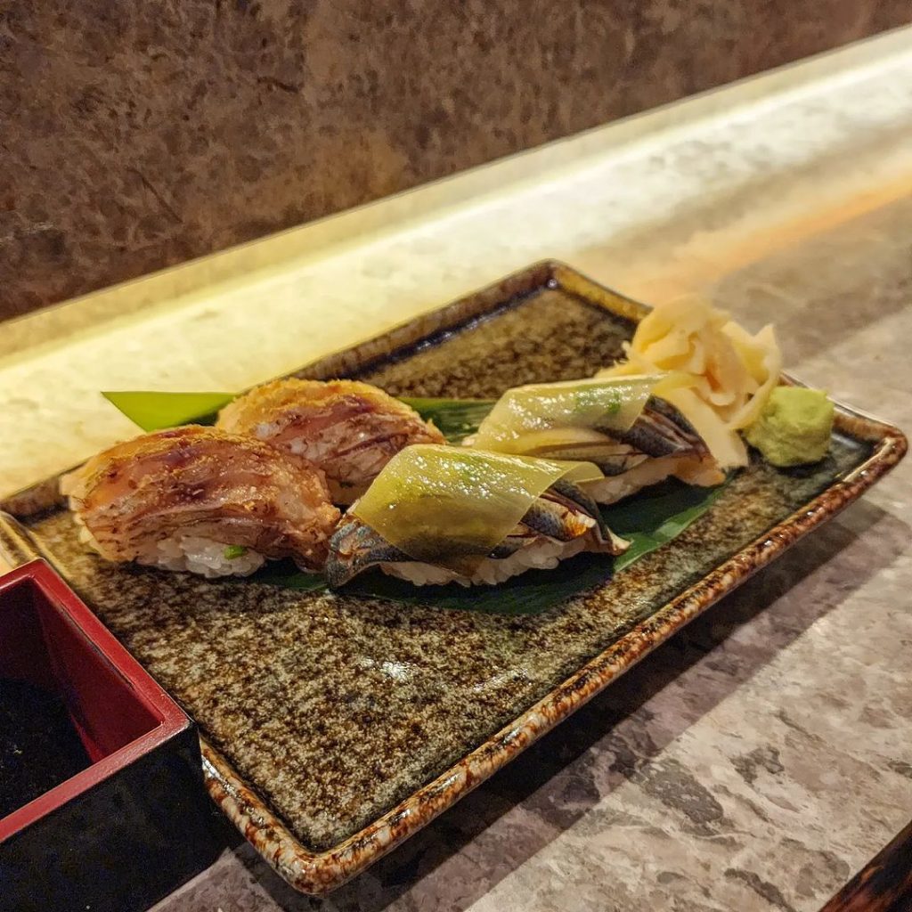 Kohada Sushi - a traditional Japanese dish