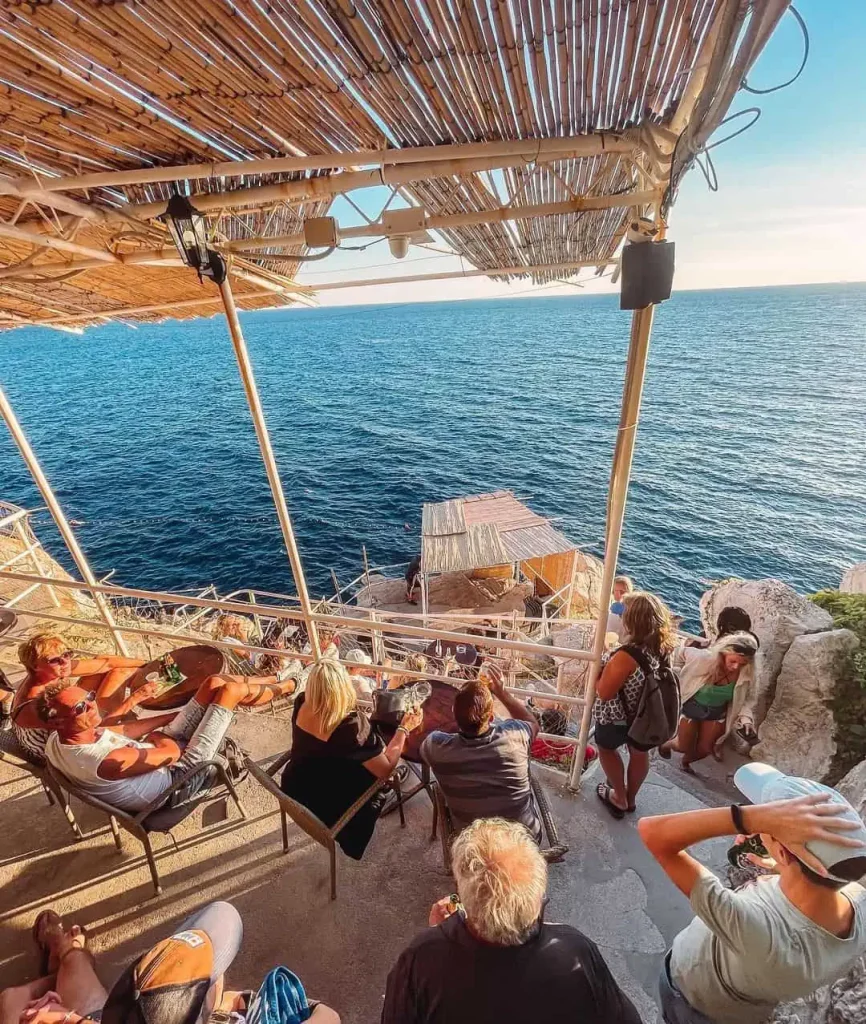 Evening at a Dubrovnik’s beach Bar