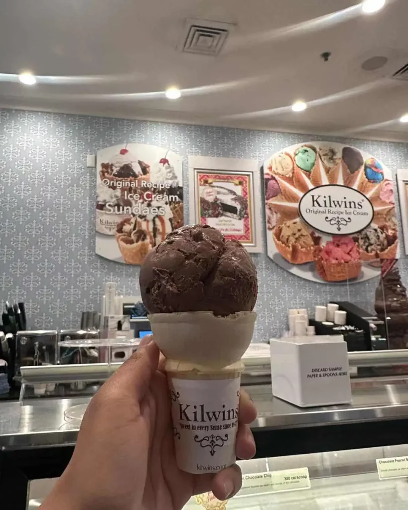 Kilwins is famous for its luscious chocolates, creamy fudge, and fresh ice cream
