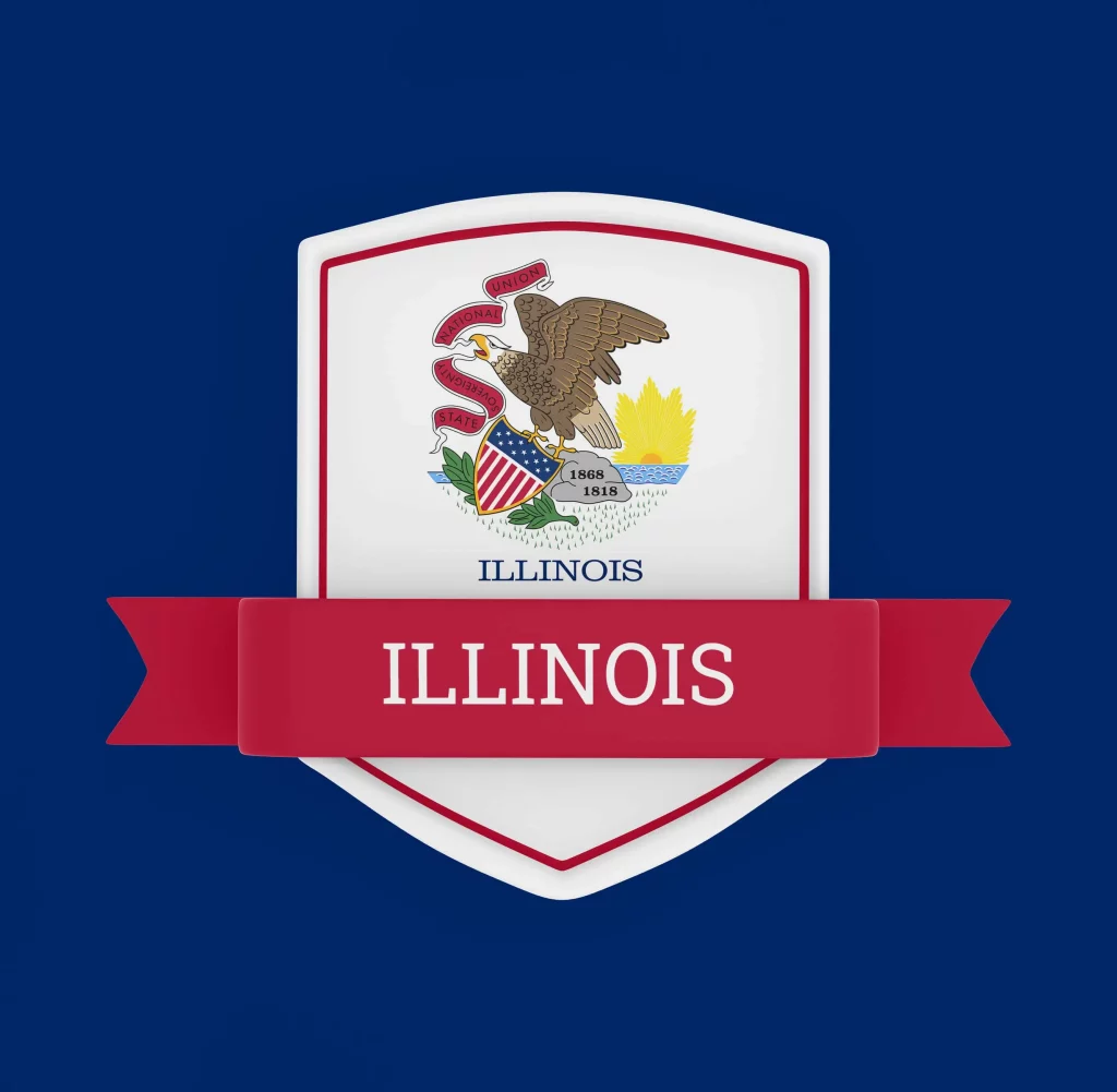 illinois-flag-with-banner